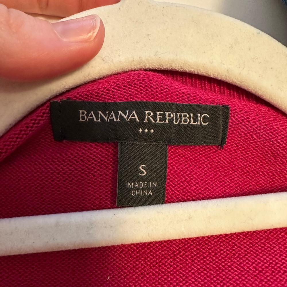 Banana Republic Women's Pink Cardigan Sweater - Picture 8 of 8